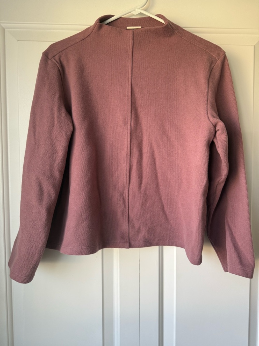 Women’s mauve mock neck sweater - a new day size S